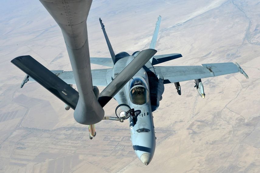 Avión de combate del Ejército de estadounidense.