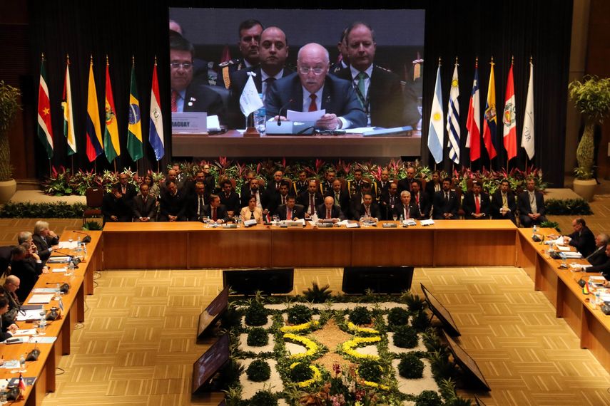 Cumbre de mandatarios del Mercosur, en el Gran Asunción, Paraguay.