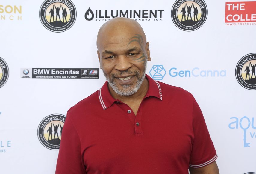 En imagen de archivo del 2 de agosto de 2019, el excampeón mundial de peso completo Mike Tyson acude a un torneo de golf entre celebridades en Dana Point, California.&nbsp;