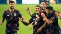 Jonathan dos Santos (6), de la selección de México, celebra tras anotar ante Honduras en los cuartos de final de la Copa de Oro Jonathan dos Santos (6), de la selección de México, celebra tras anotar ante Honduras en los cuartos de final de la Copa de Oro