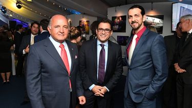 Nelson Mezerhane, Osmín Martínez y Ariel Roman Harris.