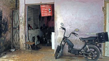 Pequeño negocio privado en La Habana, Cuba.&nbsp; 