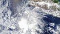 Imagen de la tormenta Andrés ante la costa mexicana Imagen de la tormenta Andrés ante la costa mexicana