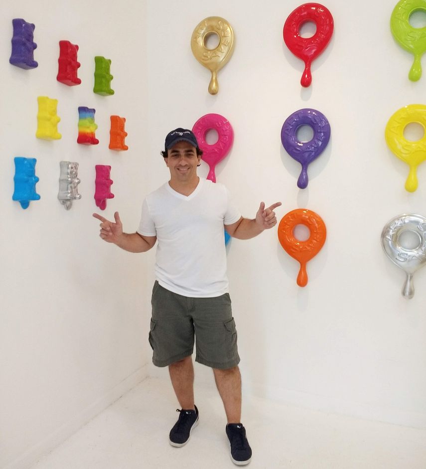El artista plástico Gian Pablo Sculco, mejor conocido como Polito.&nbsp;