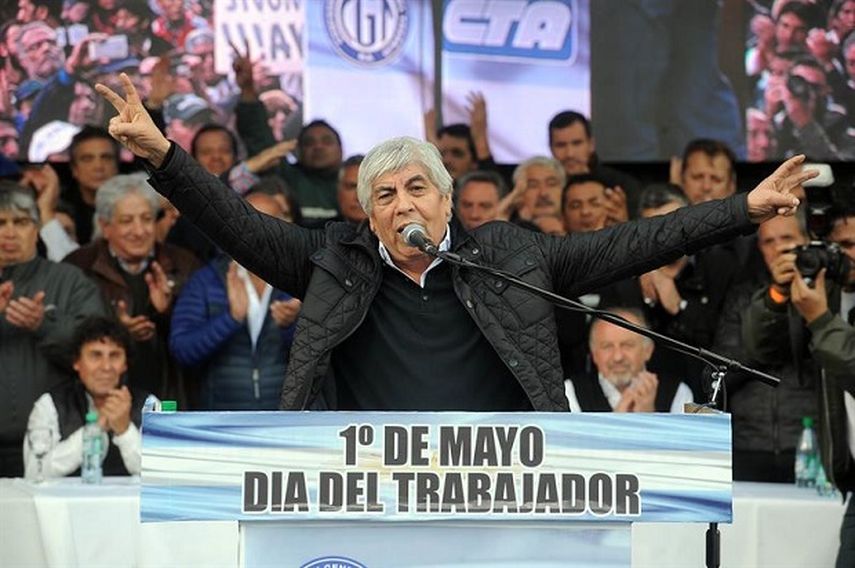 El líder sindical Hugo Moyano. (EFE)