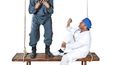 Los actores Exmin Carvajal y Johnnie Mercedes en la pieza teatral&nbsp;De genios y locos... todos tenemos un poco, que llegará al Paseo Wynwood del 26 al 28 de julio, bajo la dirección de&nbsp;                  Germana Quintana.