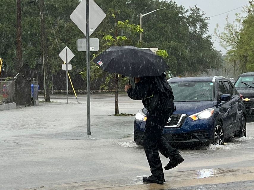 Lluvias en Miami.