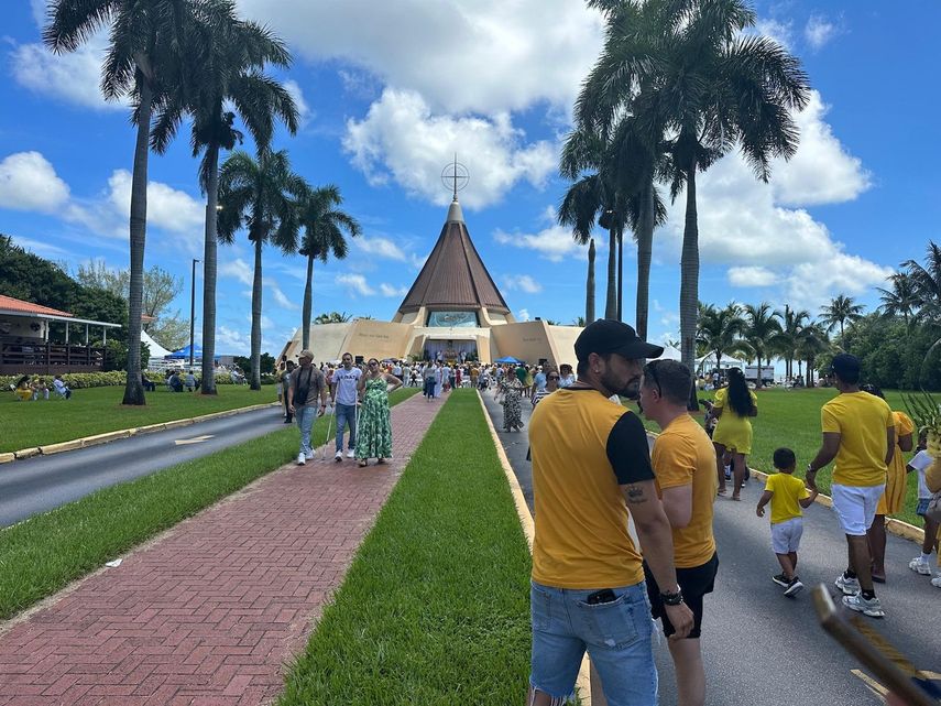 Celebración en la Ermita de la Caridad, en Miami, el 8 de septiembre de 2024.&nbsp;