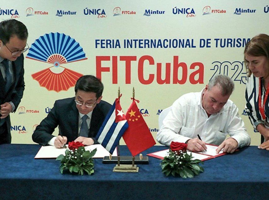 Firma de memorando para la colaboración en turismo entre Pekín y La Habana.&nbsp;&nbsp;