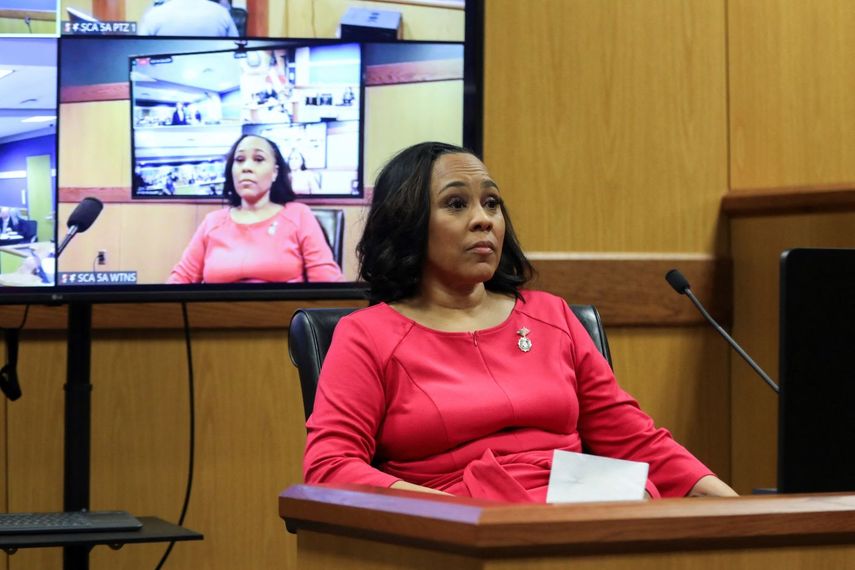 La fiscal del distrito Fulton Fani Willis, la acusadora anti-Trump.