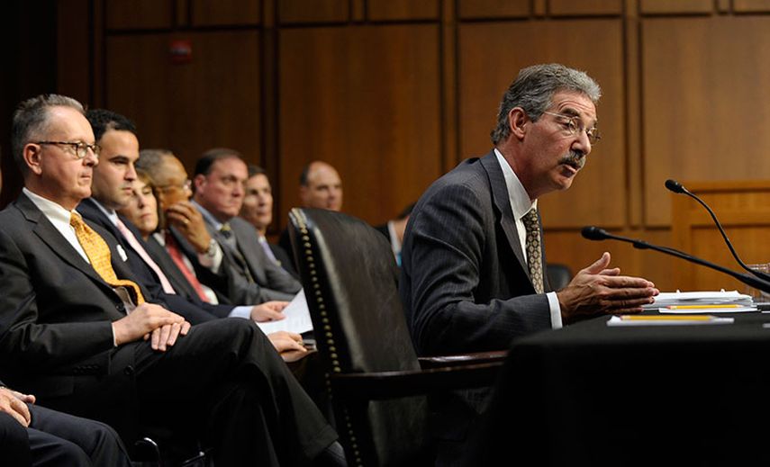 James Cole, subsecretario de Justicia, ante el Congreso de Estados Unidos. (AP)