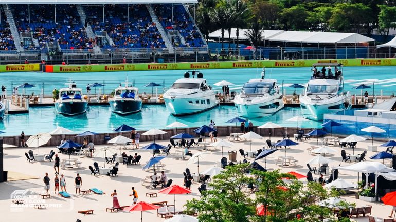 El decorado del GP de F1 de Miami Crypto.com el 2022 fue espectacular