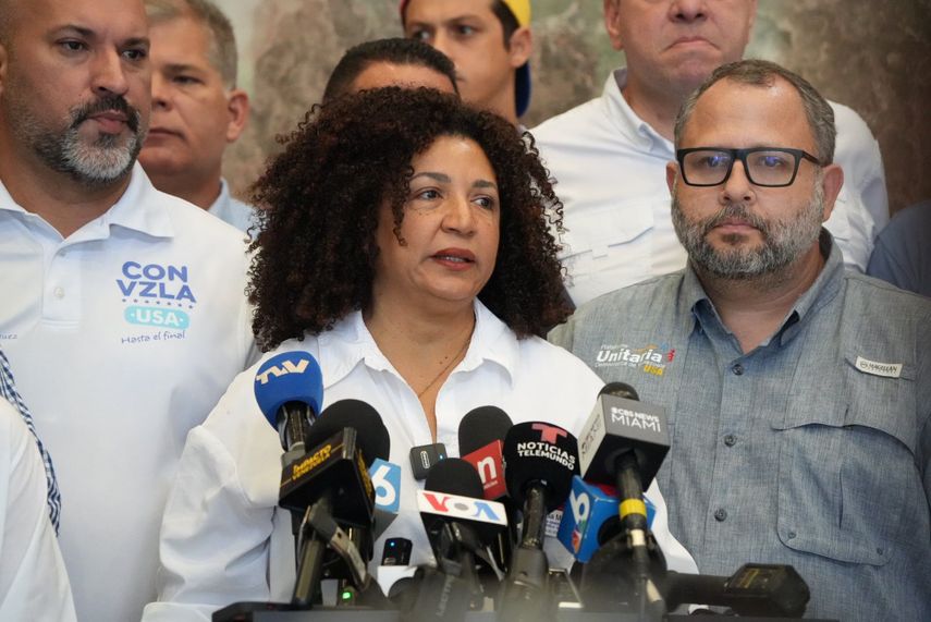 María Teresa Morín, coordinadora del Comando con Venezuela USA.&nbsp;