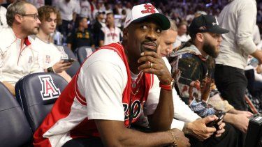 El exjugador de la NBA, Gilbert Arenas, durante un partido de baloncesto en Arizona, el 22 de noviembre de 2024.