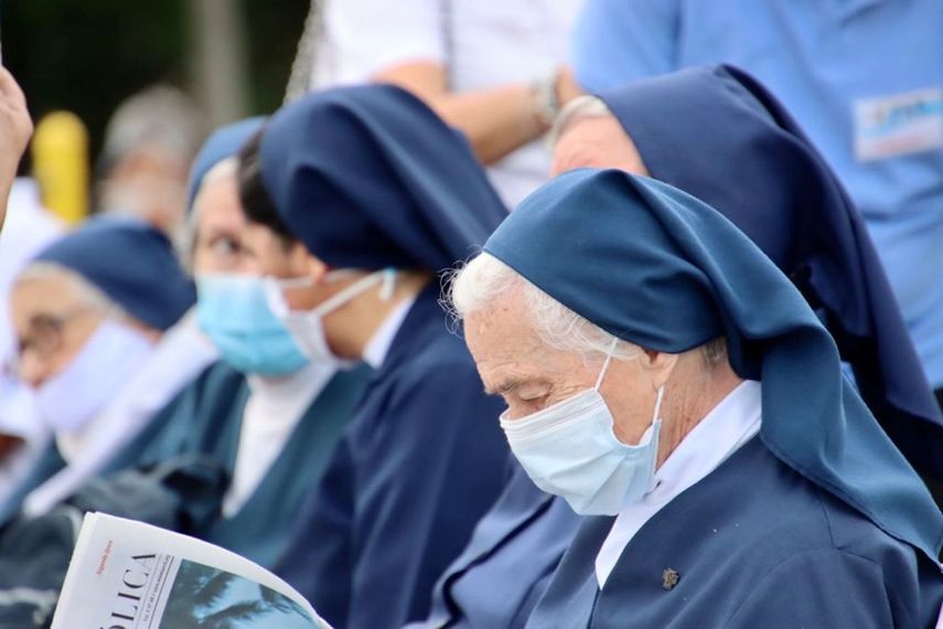 Monjas asistentes a la misa dedicada a la Virgen de la Caridad en Miami.&nbsp;