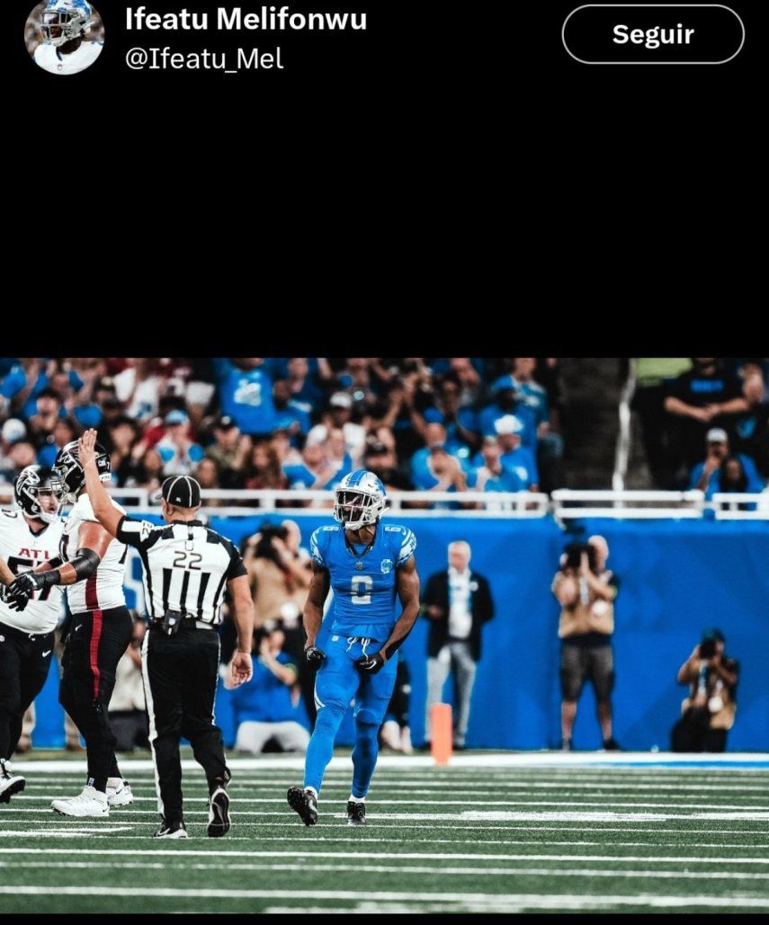 Ifeatu Melifonwu se une a los Miami Dolphins desde Detroit Lions