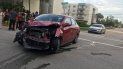 Un auto accidentado en Miami-Dade. Un auto accidentado en Miami-Dade.