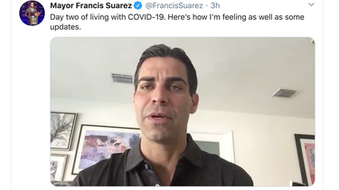 El alcalde de la ciudad de Miami ofrece informaci&oacute;n a diario sobre su estado de salud tras dar positivo al coronavirus.&nbsp;
