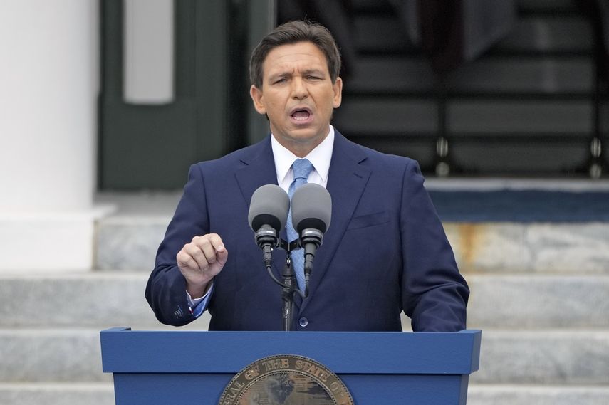 El gobernador de Florida, Ron DeSantis. 