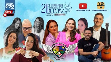 Personalidades en Miami presentan el 21 de septiembre de 2023 el especial YouTube: Cantamos por la paz.
