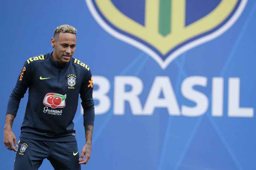 El atacante de la canarinha sufrió un dolor en el pie el ayer, pero hoy volvió con normalidad a los entrenamientos.&nbsp;