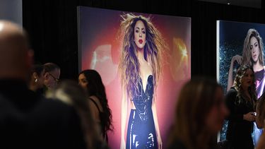 Asistentes a la fiesta de lanzamiento del álbum de Shakira Las mujeres ya no lloran el jueves 21 de marzo de 2024, en Hollywood, Florida. 