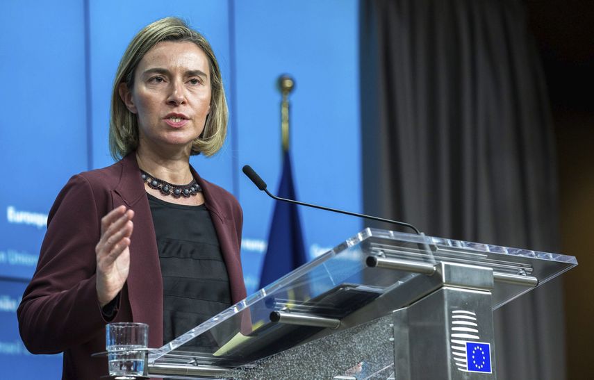 La alta representante de la UE para la Política Exterior, Federica Mogherini.&nbsp;