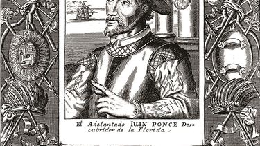 Fragmento de grabado de Juan Ponce de León incluido en la edición. (CÍRCULO CIENTÍFICO)