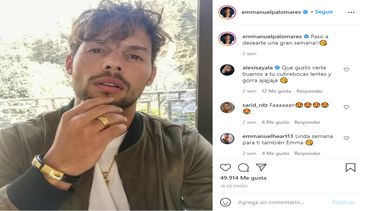 El actor venezolano Emmanuel Palomares.