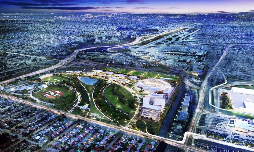 Proyecto del estadio de David Beckham en Miami.&nbsp;