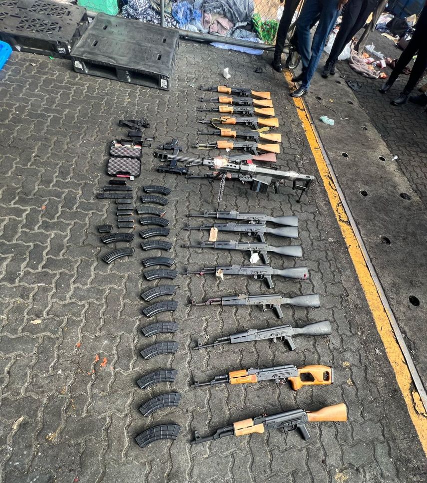 Un cargamento con armas llegó al puerto de Haina, en Santo Domingo, contenía fusiles de distintos calibres, ametralladoras, pistolas y al menos 36.000 municiones.
