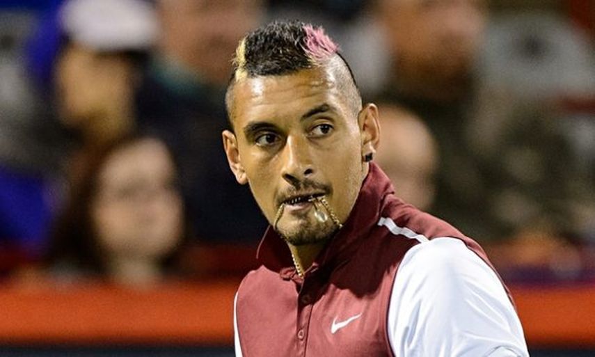 Kyrgios ya fue multado previamente, pero podría recibir más sanciones. (EFE)