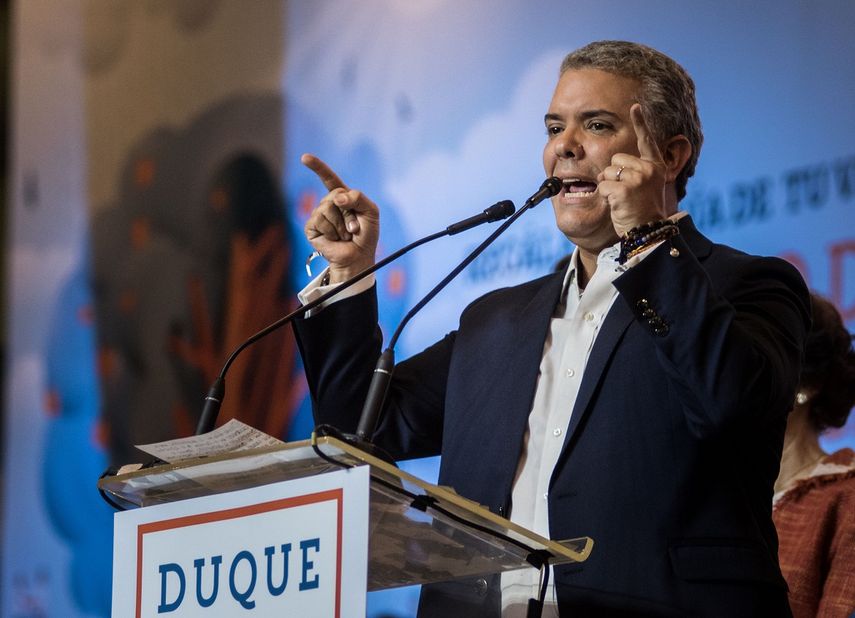 El presidente colombiano Iván Duque.