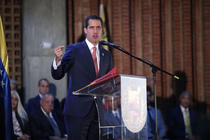 Juan Guaidó, presidente interino de Venezuela&nbsp;