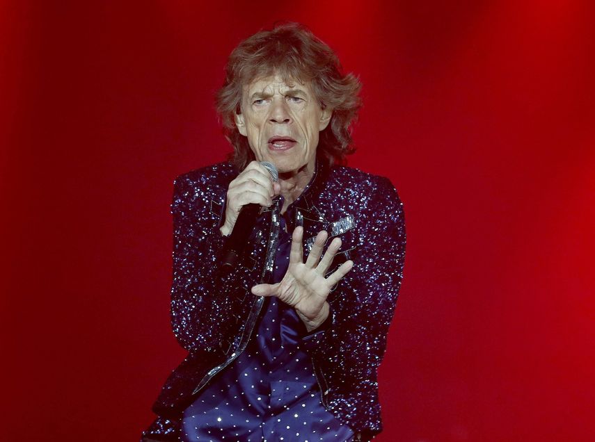 El cantante y líder de la banda de rock&nbsp;The&nbsp;Rolling Stones, Mick Jagger.