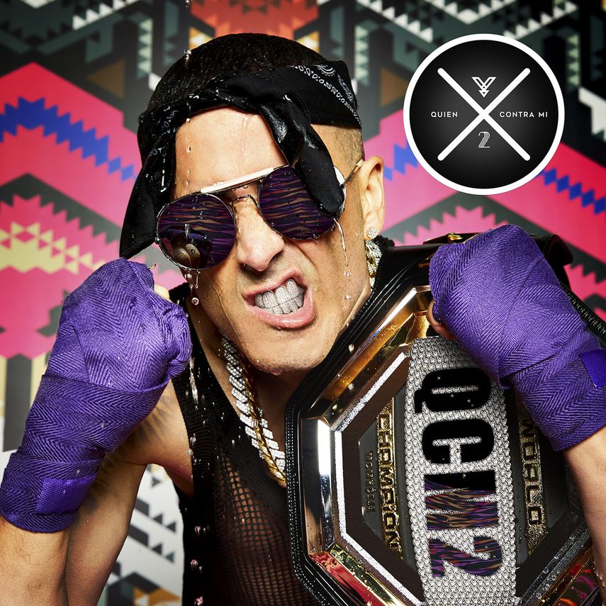 En esta imagen difundida por Elastic People, la portada del nuevo &aacute;lbum de Yandel, Qui&eacute;n contra m&iacute; 2.
