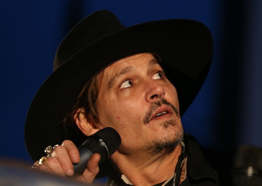 El actor estadounidense&nbsp;Johnny&nbsp;Depp&nbsp;asiste al evento de Cinemageddon como parte del Festival de Artes Escénicas Contemporáneas 2017 de Glastonbury.