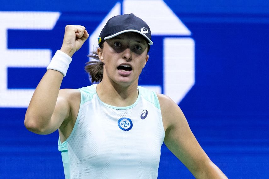 La campeona del Roland Garros y número 1 del mundo, Iga Swiatek triunfa en semifinal y avanza a la gran final del Us Open