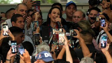 María Corina Machado, dirigente opositora venezolana.