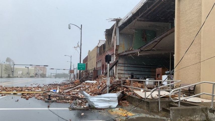 Así quedó la calle de San Juan, en Puerto Rico, después del paso del huracán María.&nbsp;
