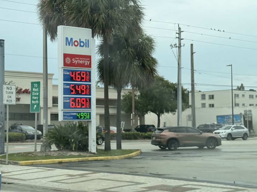 Precio de la gasolina en Florida desciende por segunda semana.&nbsp;