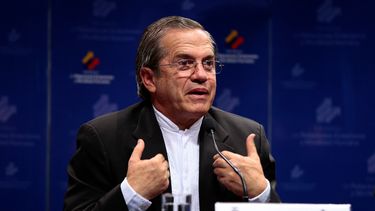 El exministro ecuatoriano de Relaciones Exteriores Ricardo Patiño. 