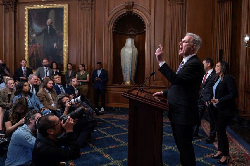 El presidente de la Cámara de Representantes, el republicano Kevin McCarthy.