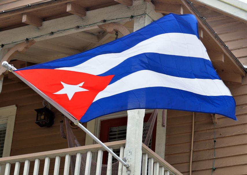 Bandera cubana.