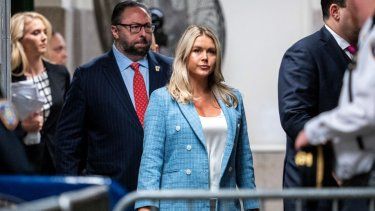 La secretaria de prensa del gobierno de Donald Trump.