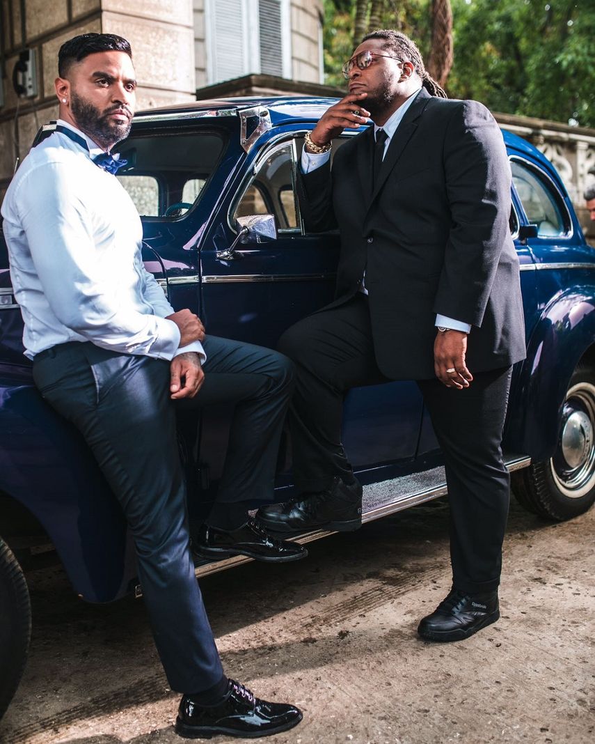 El dúo reguetonero Zion & Lennox.