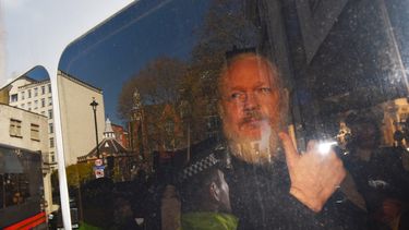 El fundador de WikiLeaks, Julian Assange, a su llegada a la Corte de Magistrados de Westminster en Londres (Reino Unido) tras su detención el pasado 11 de abril de 2019.