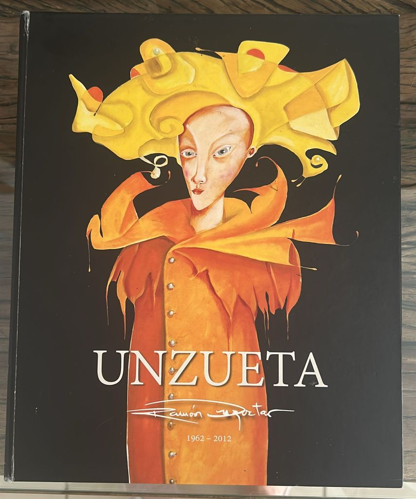 Portada del libro sobre la obra de Ramón Unzueta. 