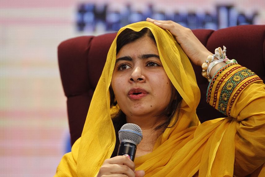 La activista paquistaní&nbsp;Malala&nbsp;Yousafzai, Nobel de la Paz y defensora de la educación de las niñas, participa en un encuentro con estudiantes del Instituto Tecnológico de Monterrey, en Ciudad México.