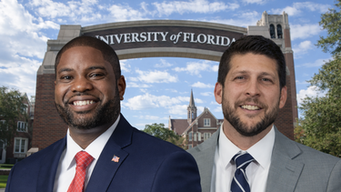 El senador republicano Byron Donalds, cuestiona el segundo salario del fiscal genarl James Uthmeier por enseñar en UF.&nbsp;